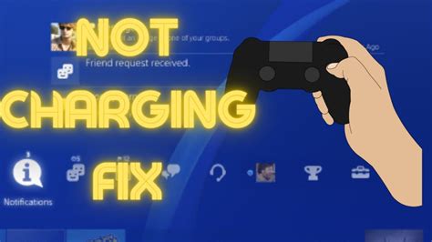 ps4 controller not turning on when charging