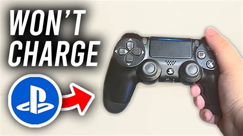 ps4 controller not turning on while charging