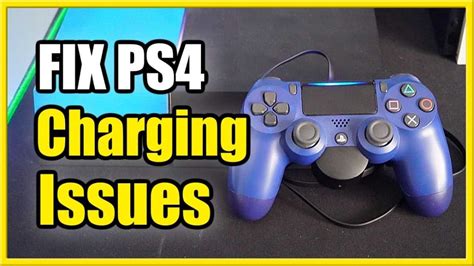 ps4 controller not working when charging