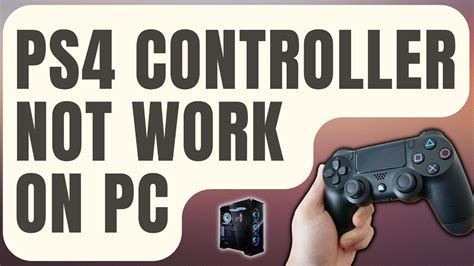 ps4 controller on pc bluetooth not working