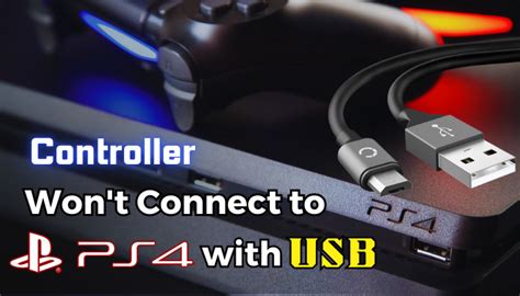 ps4 controller won t connect to ps4 with usb in safe mode