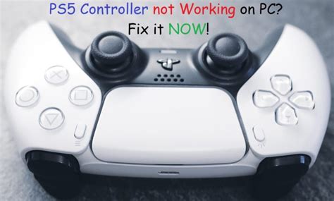 ps5 controller doesn't work on pc