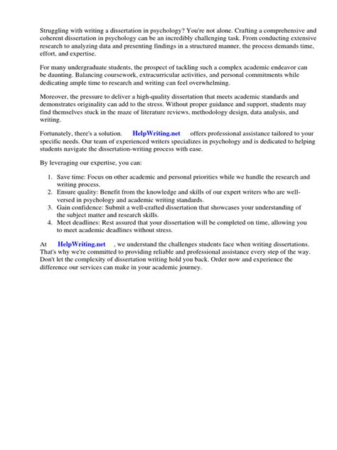 psychology undergraduate dissertation examples pdf