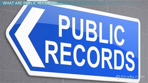 public records example