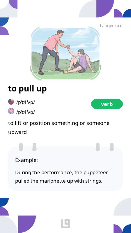 pull up on someone meaning
