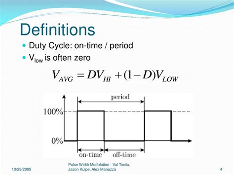 pulse width meaning