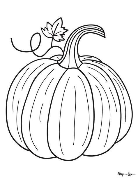 Pumpkin Printable Coloring Sheets