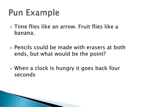 pun examples figurative language