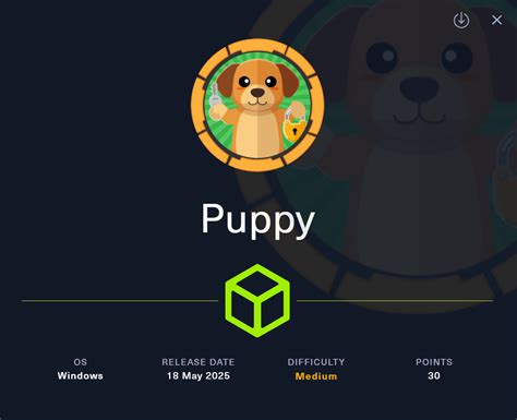 Puppy Hackthebox Walkthrough