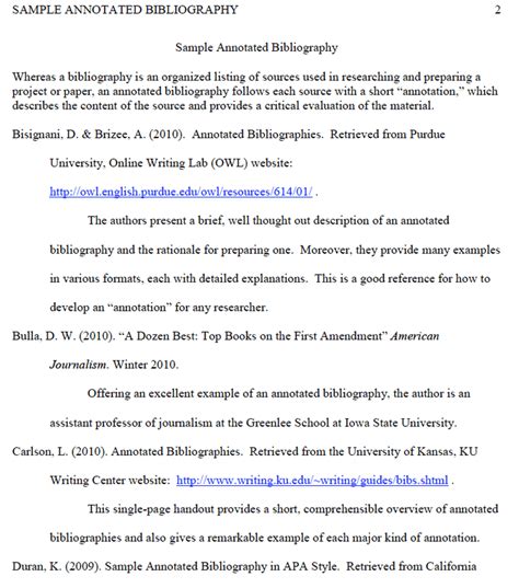 purdue owl annotated bibliography example