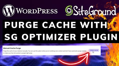 purge sg cache wordpress plugin