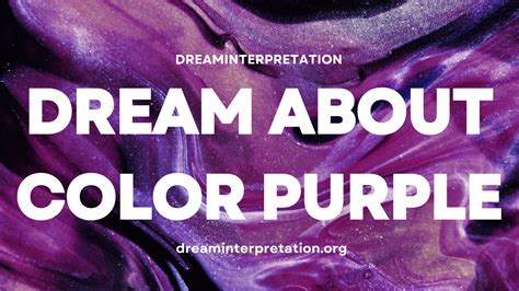 purple dream interpretation