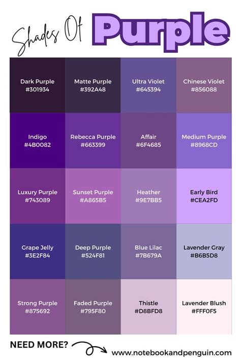 purple number code
