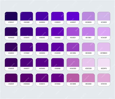 purple palette hex code
