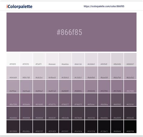 purplish gray color code