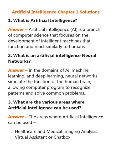 purpose of artificial intelligence class 9 pdf