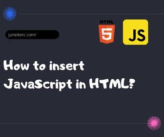 put javascript into html