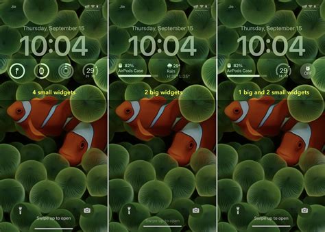put widgets on lock screen
