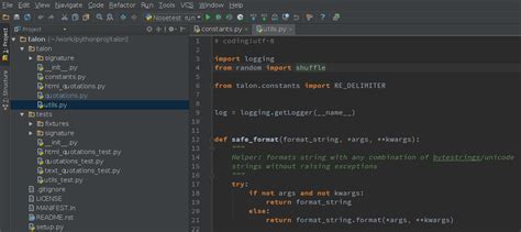 pycharm code analysis