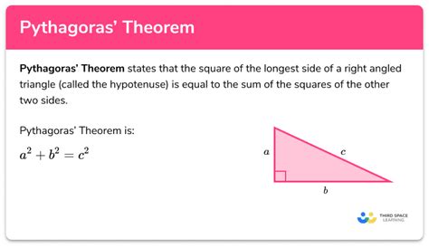 pythagoras theorem formula class 10 trigonometry