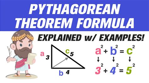 pythagoras theorem formula class 9 example