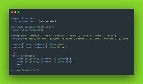 python code to read and write excel file