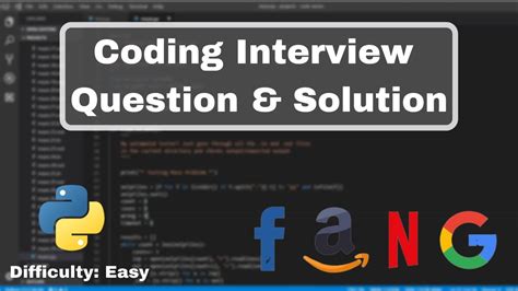 python coding interview examples