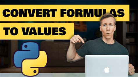 python convert excel formula to value
