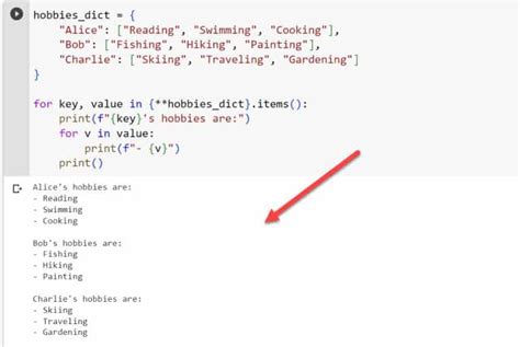 python dictionary example with multiple values
