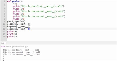 python generator function example