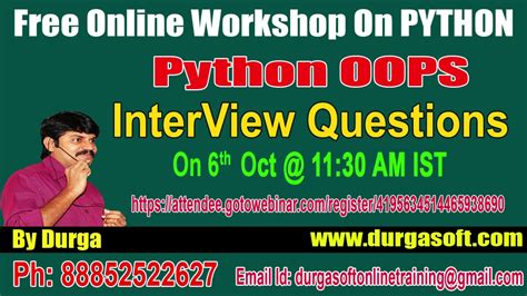 python interview questions pdf by durga sir