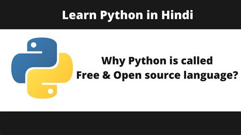 python is a free and open source language explain