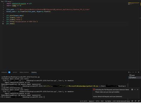 python is not working in vscode