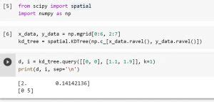 python kd tree scipy example