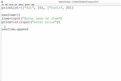 python list add all