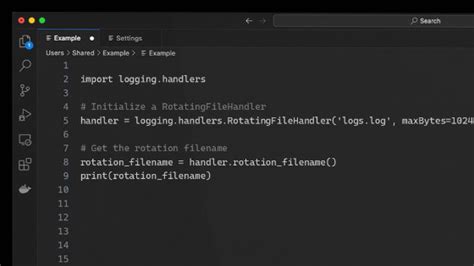 python logging handler example