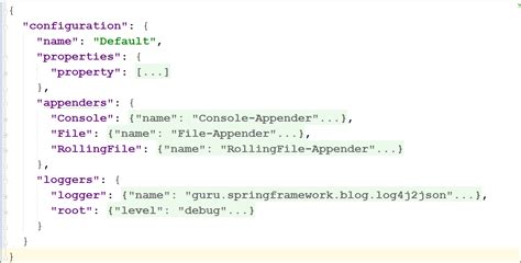 python logging json config file example