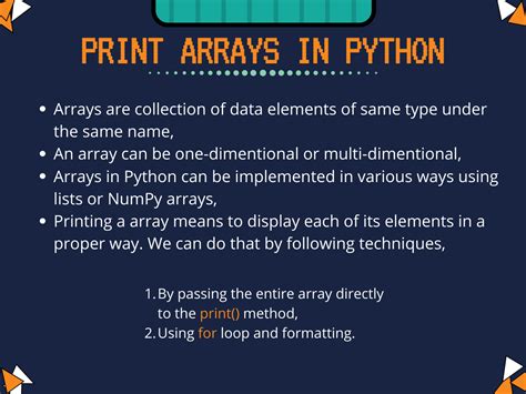 python print all values in array
