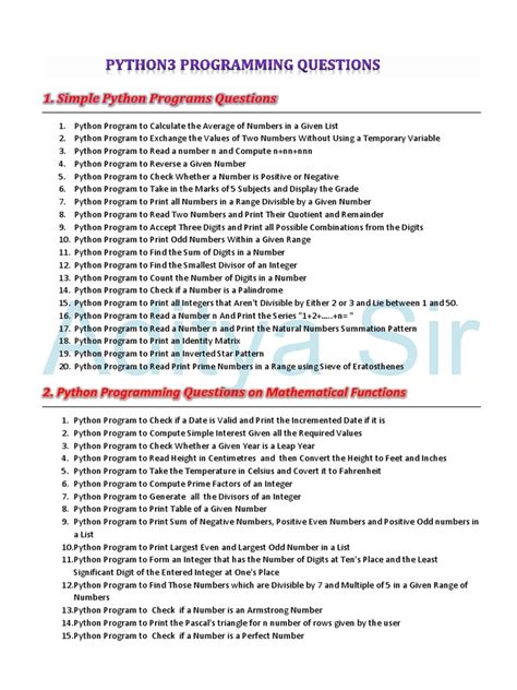 python programming practice questions pdf