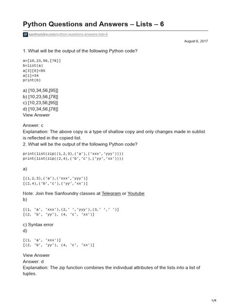 python questions for practice pdf