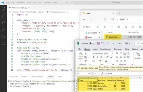 python save list of dictionaries to csv