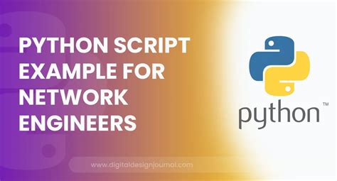 python script example for network engineers