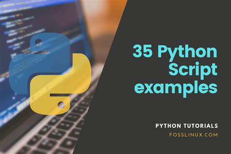 python script example linux