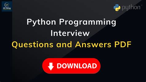 python scripting interview questions pdf