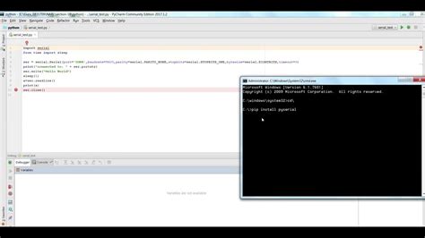 python serial write example