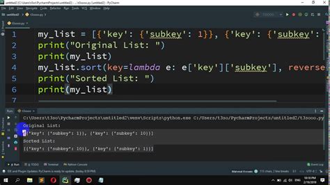 python sort list by nested dictionary value