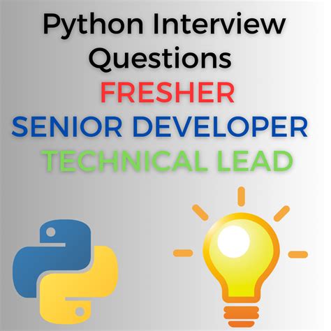python technical interview questions for freshers