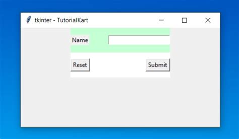 python tkinter frame pack example
