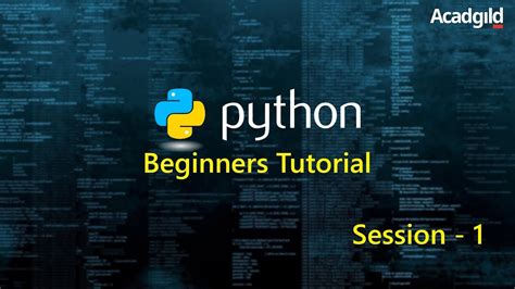 python tutorial for beginners