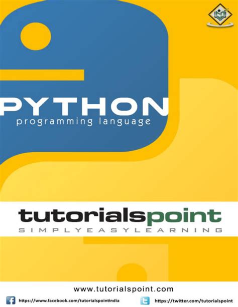 python tutorial pdf book